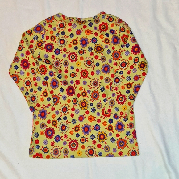 Hanna Anderson Girl's Floral Hippie Top Excellent Used Condition, Lots of Colors - Picture 3 of 3